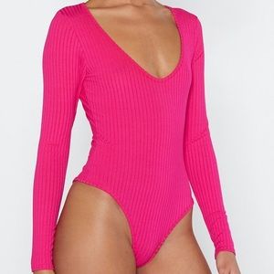 V Neck Bodysuit